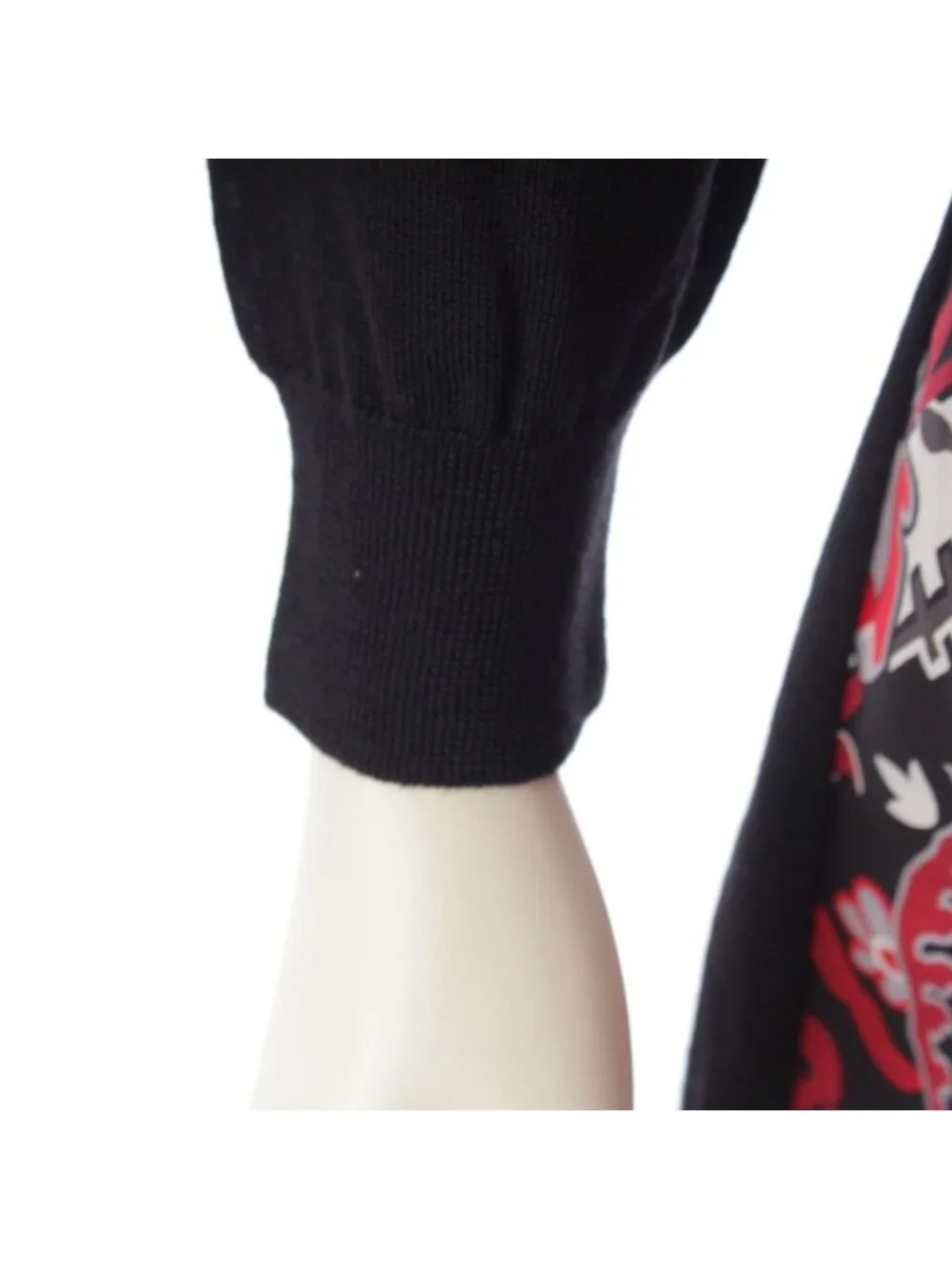 Louis Vuitton Wool Silk Switch Tunic Scarf Style Long Dress Top Multicolor XS
